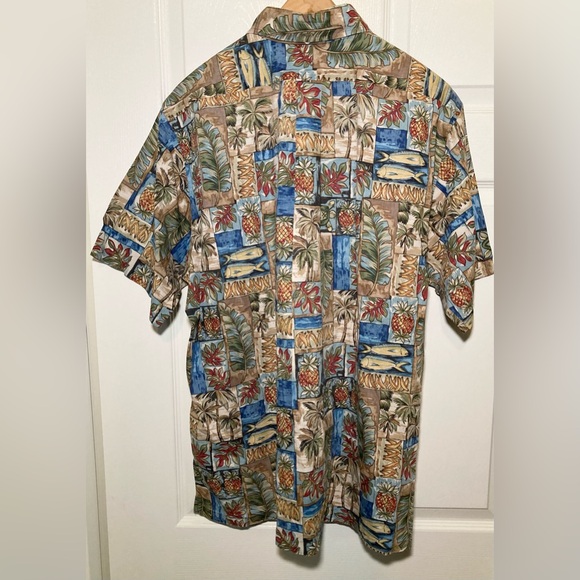 Reyn Spooner Size XL Vintage Hawaiian Print Shirt - Picture 3 of 7